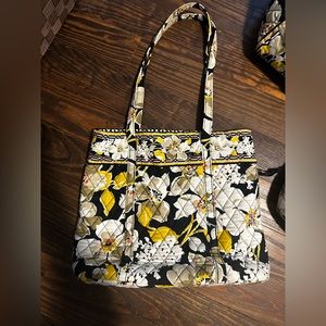 Vera Bradley yellow flower tote